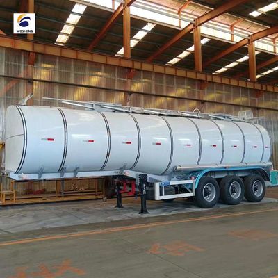 Op maat gemaakte 20CBM 60CBM 3-assige brandstoftanker benzine/kerosine/dieseltank halve aanhangwagen