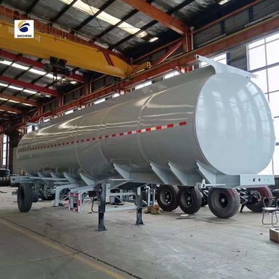 Op maat gemaakte 20CBM 60CBM 3-assige brandstoftanker benzine/kerosine/dieseltank halve aanhangwagen