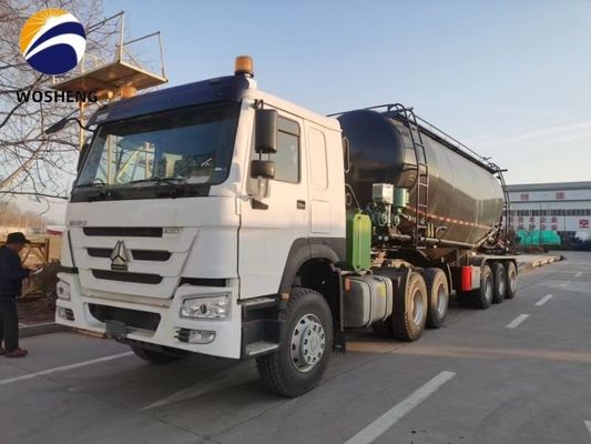 Staal/aluminium/legering 40-50 ton Type V Bulk cement tank Fly Ash cement tank trailer