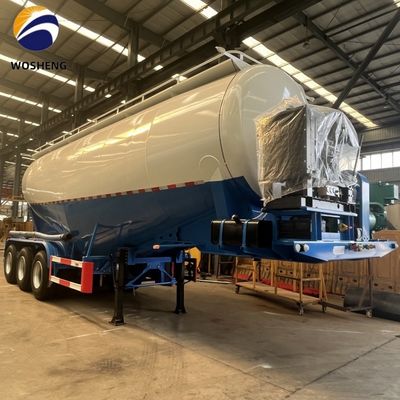 V Type 3 Assen 45-60cbm Bulk Cement Tanker Halve aanhanger voor grootvervoer