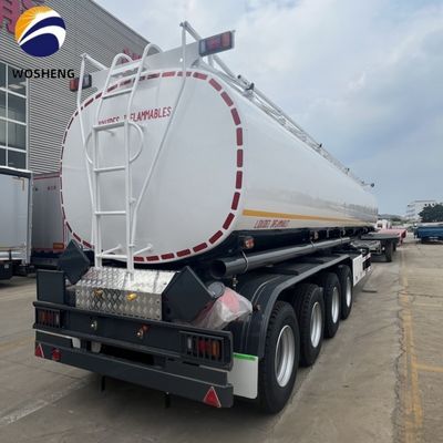 Maximale lading 60 ton 3 as 42 45 50 CBM poeder transport bulk cement tankwagen halve aanhanger