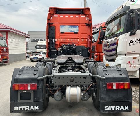 10 band Gebruikte vrachtwagen HEAD trekker aanhangwagen SITRAK TRUCKS G7 480 pk AMT vrachtwagen trekker HEAD