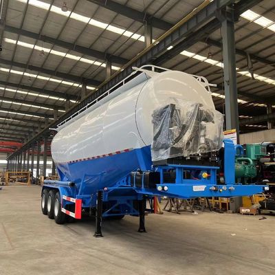 3 as 45-60cbm Cement Tanker Halve aanhangwagen met Dieselmotor Deutz/Huafeng/Weichai