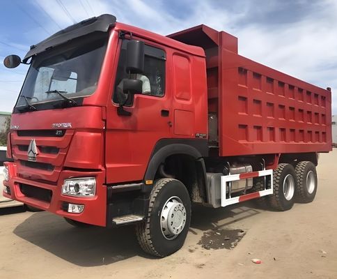 Gebruikte achterste dumper 8x4 6x4 Euro 3 Euro 2 Gerenoveerde tipper truck met achterste camera