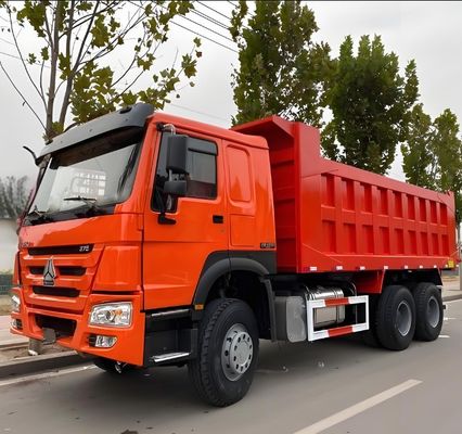 Gebruikte achterste dumper 8x4 6x4 Euro 3 Euro 2 Gerenoveerde tipper truck met achterste camera