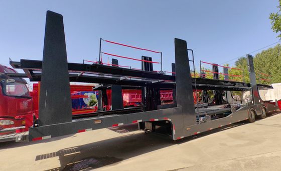 8.25x22.5 staal velg dubbeldekker auto drager halve aanhanger voor voertuigen op maat