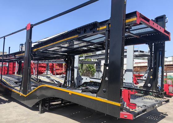 8.25x22.5 staal velg dubbeldekker auto drager halve aanhanger voor voertuigen op maat