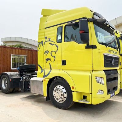 10 Bandnummer Gebruikt Sinotruk HOWO Sitrak 4*2 6*4 Zware trekker Truck Trekkop