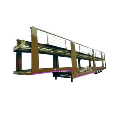 WS Shandong 8 Car Carrier Trailer Customized Cargo Trailer met landingsgestel optie