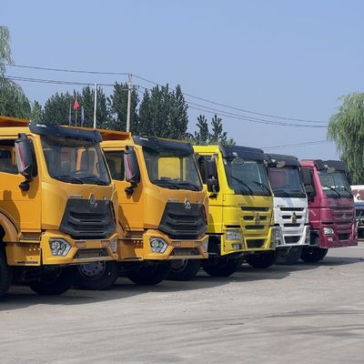 31-40T Ladingcapaciteit Handgeschakelde transmissie Gebruikt 6X4 trekker-truck voor goederenvervoer