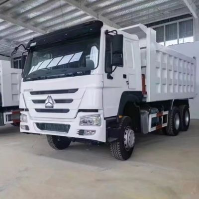 6 cilinders gebruikte witte zand vrachtwagen vrachtwagen dumper tipper vrachtwagens voor de Afrikaanse markt