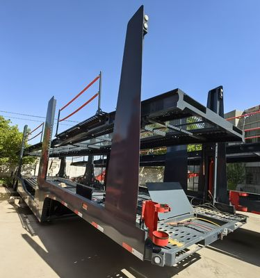 WS Shandong 8 Car Carrier Trailer Customized Cargo Trailer met landingsgestel optie