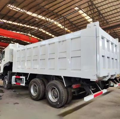 6 cilinders gebruikte witte zand vrachtwagen vrachtwagen dumper tipper vrachtwagens voor de Afrikaanse markt