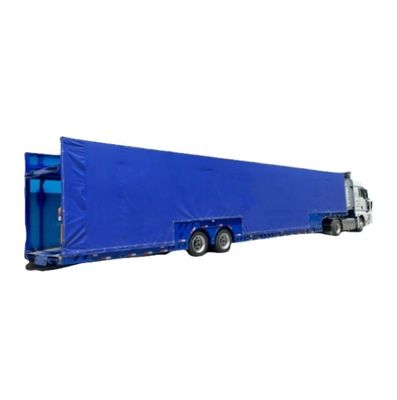 WS 2 Achsen vracht met 6 wagen-drager aanhanger met 16690x2700x3000mm afmeting en ophanging