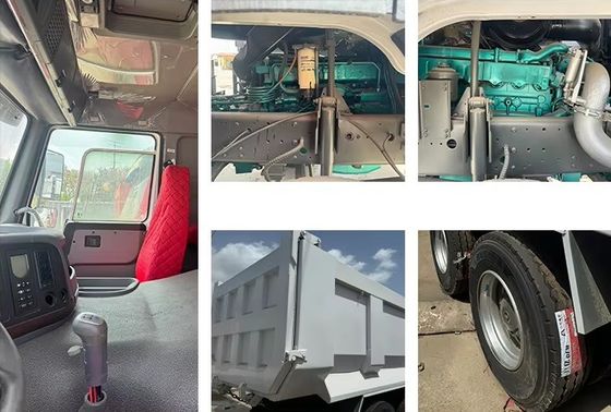 Garandeerde verkoop tweedehands 6*4 8*4 HOWO Gebruikte dumptruck voor transportconstructie