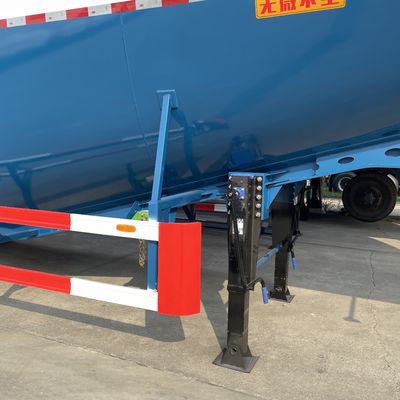 WOSHENG 50 ton Bulk Truck Steel Storage Silo Droogpoeder Cement Bulker Tanker Trailer