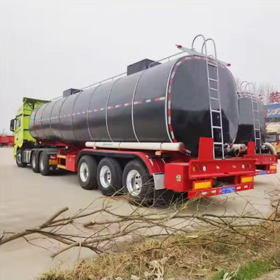 Onderste 3 assen Transport Asfalt Bitumen Tanker Halve aanhangwagen met verwarmde vrachtwagen aanhangwagen