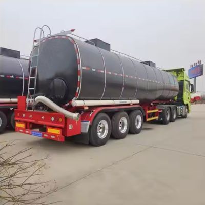 Onderste 3 assen Transport Asfalt Bitumen Tanker Halve aanhangwagen met verwarmde vrachtwagen aanhangwagen
