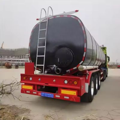 Onderste 3 assen Transport Asfalt Bitumen Tanker Halve aanhangwagen met verwarmde vrachtwagen aanhangwagen