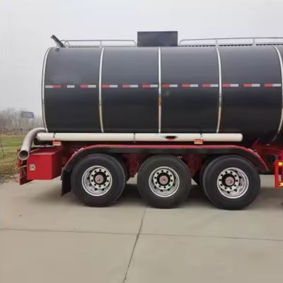 Onderste 3 assen Transport Asfalt Bitumen Tanker Halve aanhangwagen met verwarmde vrachtwagen aanhangwagen
