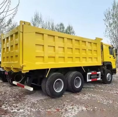 Tweedehands HOWO 371 pk 6X4/8X4 Dump Truck voor mijnbouw zonder cruise control