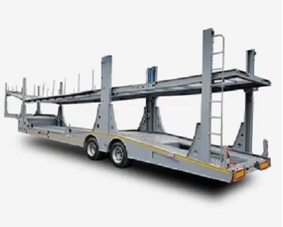 3 assen auto drager aanhangwagen voor auto dubbeldek auto transport vrachtwagen aanhangwagen staal
