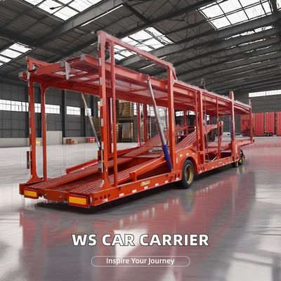 Truck Trailer Direct OTTC 2 axles Car Carrier Semi-trailer voor autovervoer