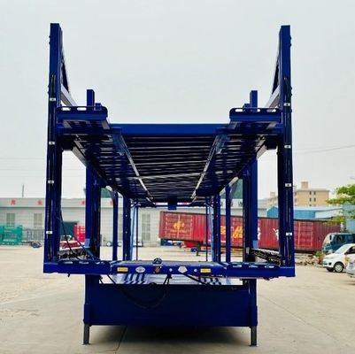 8 auto 17m auto aanhangwagens transport trucker auto drager half aanhangwagen voor de Russische markt