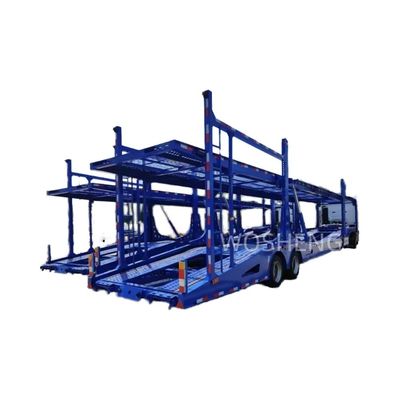 2 as Double Deck SUV en Car Carrier Semi Trailer voor de Russische markt 24.5/70R16 band