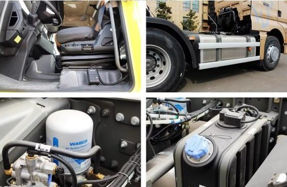 Gebruikte Sitrak-trailerkop 6x4/4x2 trekker-truckkop met links stuur in goede staat