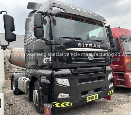 Howo Tractor Trucks 540 HP T7H 6x4 met multimedia-systeem en 2 achterste versnellingsnummers