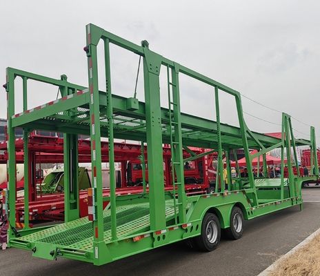 Auto's Transportvoertuig Semi-trailer Auto's Transportvoertuig Trailer Skelet Type Gesloten Type