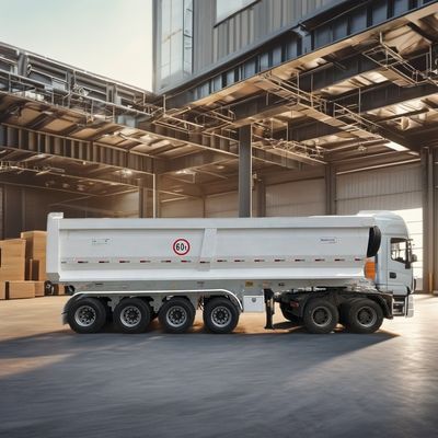 Gebruikte 336 pk HOWO Dump Truck voor vervoer 8685*2496*3850mm Semi-trailer