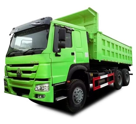 Gebruikte 336 pk HOWO Dump Truck voor vervoer 8685*2496*3850mm Semi-trailer