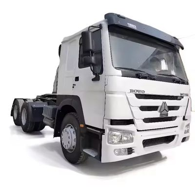 Handgeschakelde Transmissie Sinotruk HOWO 371hp 6*4 Traktorhoofd Truck met automatisch raam