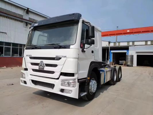Handgeschakelde Transmissie Sinotruk HOWO 371hp 6*4 Traktorhoofd Truck met automatisch raam