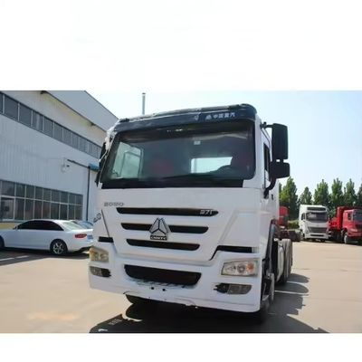 Handgeschakelde Transmissie Sinotruk HOWO 371hp 6*4 Traktorhoofd Truck met automatisch raam
