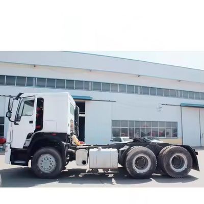 Handgeschakelde Transmissie Sinotruk HOWO 371hp 6*4 Traktorhoofd Truck met automatisch raam