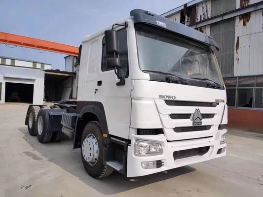 Handgeschakelde Transmissie Sinotruk HOWO 371hp 6*4 Traktorhoofd Truck met automatisch raam