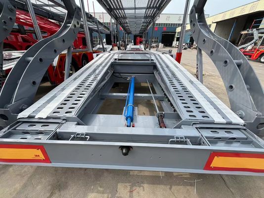 13/16 ton Fuwa/BPW Assen Voertuigdrager Halve aanhanger voor het vervoer van auto's en containers