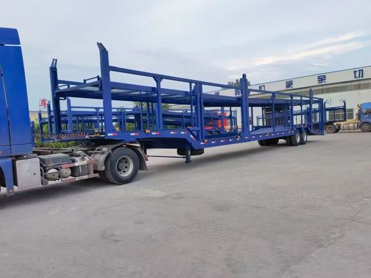 Staalwagentransporter Semi-trailer met 2 of 3 assen Hydraulische wagentransporter met 12R22,5 banden