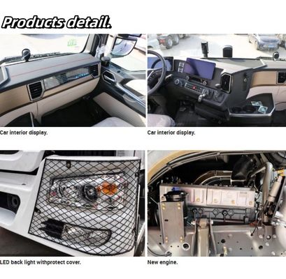 Segment Zware vrachtwagen 6x4 420 pk Sinotruk Sitrak of Howo C7H 6x6 Traktor Truck Head