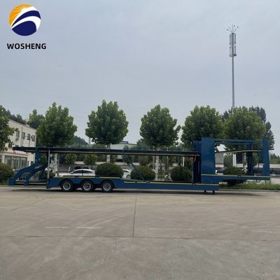 3 assen dubbelvloers auto-hauler semi-truck aanhangwagen voor SUV/ORV/CUV/MPV vervoer