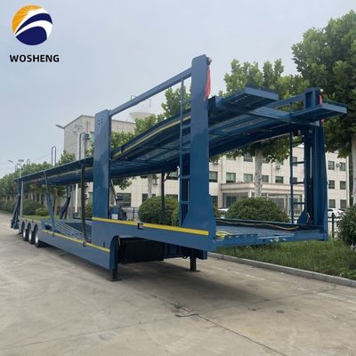 3 assen dubbelvloers auto-hauler semi-truck aanhangwagen voor SUV/ORV/CUV/MPV vervoer