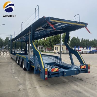 3 assen dubbelvloers auto-hauler semi-truck aanhangwagen voor SUV/ORV/CUV/MPV vervoer