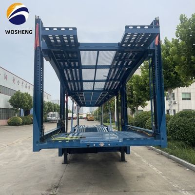 3 assen dubbelvloers auto-hauler semi-truck aanhangwagen voor SUV/ORV/CUV/MPV vervoer